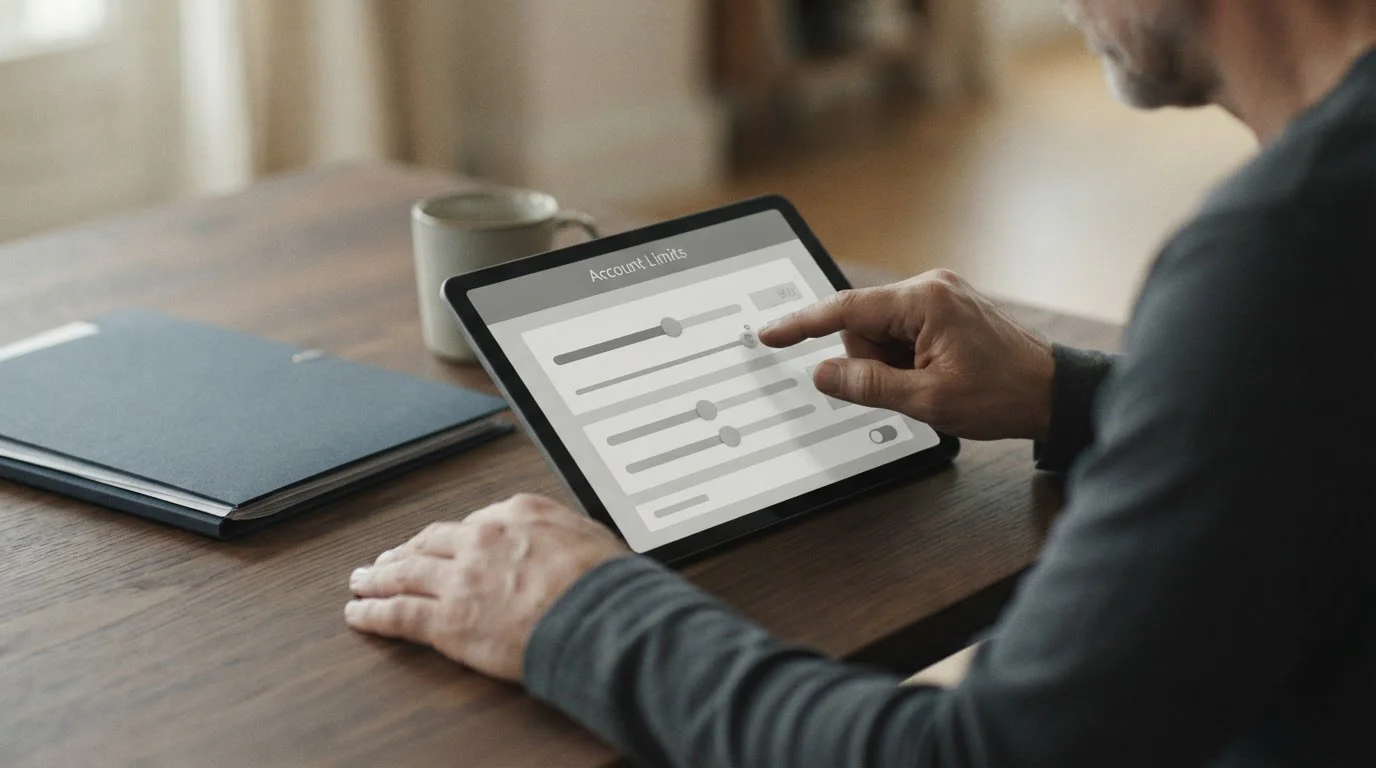 Interfaz de configuración de límites de depósito según normativa DGOJ