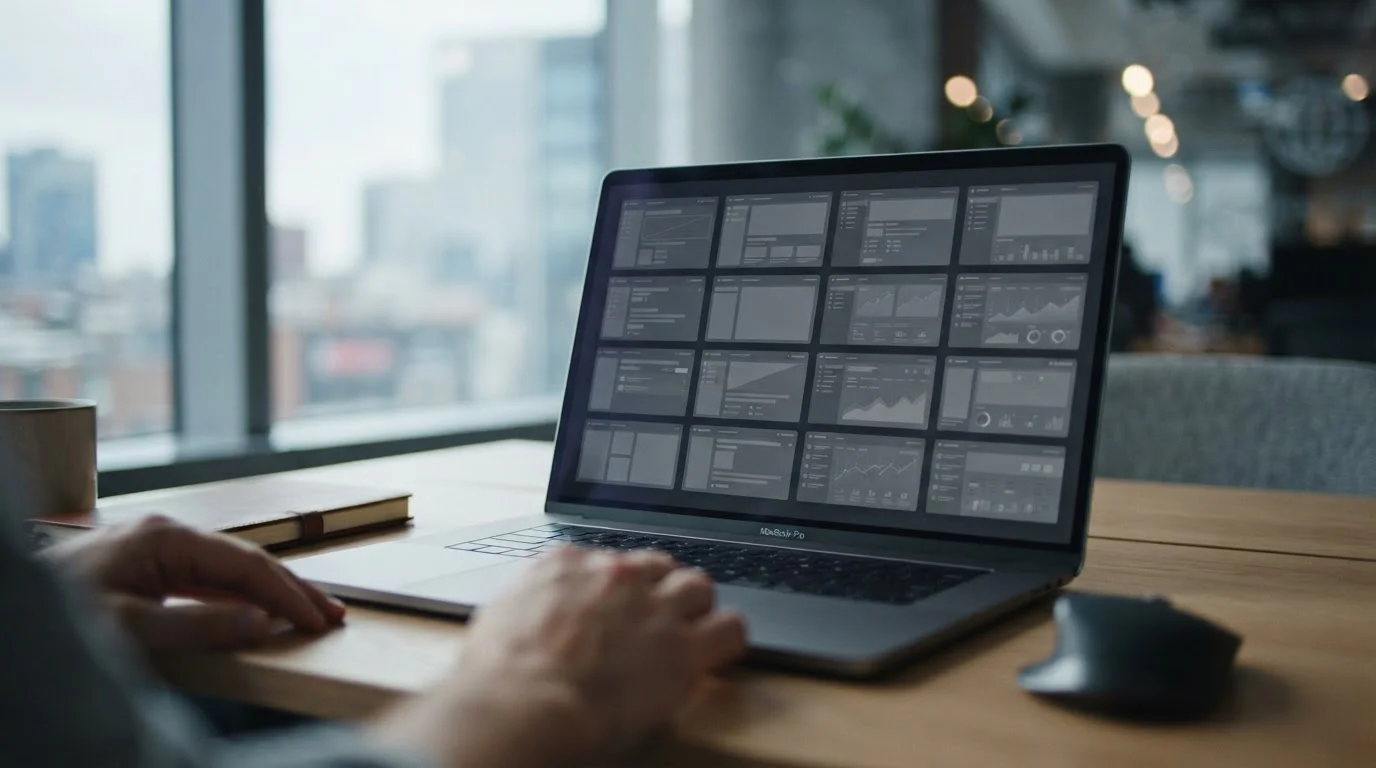Pantalla mostrando interfaces genéricas de operadores de apuestas internacionales accesibles desde España